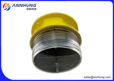 Steady Burning and Flashing Solar Obstruction Light for High Pole
