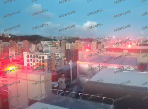 último caso de la compañía sobre Proyecto de Anhui Duofu Nine Mansion, luz de obstrucción de aviación LED de intensidad media