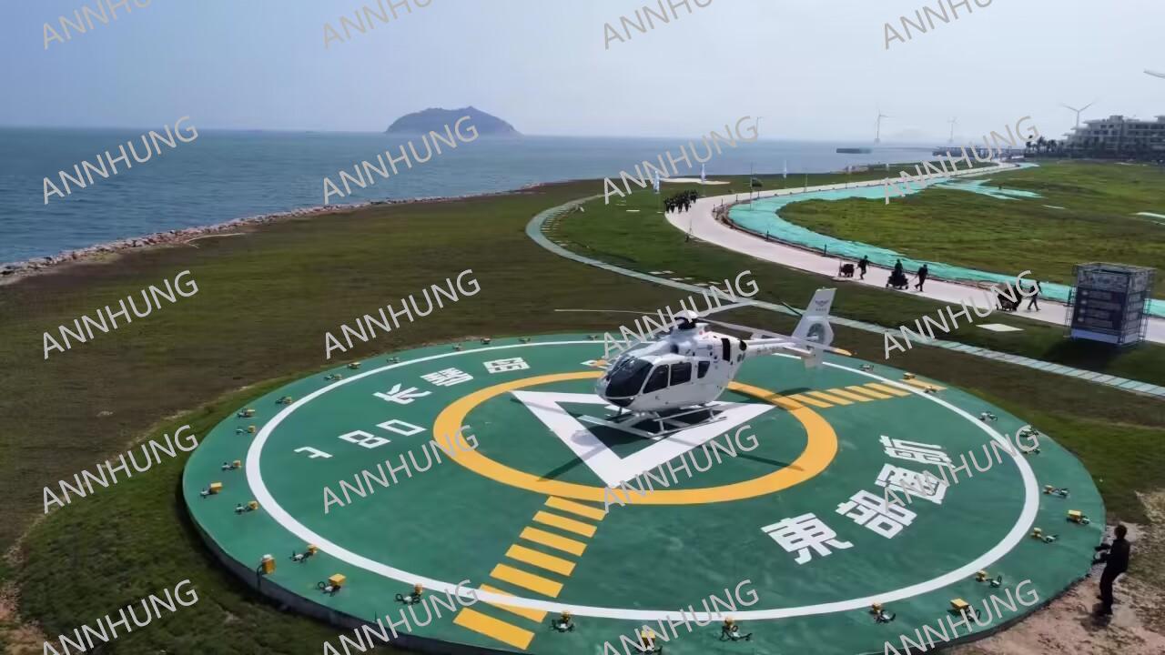 último caso de la compañía sobre Coastal Heliport Light Installation Case: ICAO-Compliant LED Helipad Lighting for Safe Night Landings
