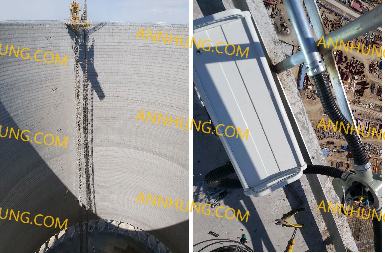 último caso de la compañía sobre Producción de Xinjiang y proyecto de la cogeneración del parque industrial 2×350MW de la división quinta y quinta del cuerpo de la construcción 7mo, luz de obstrucción de alta intensidad de la aviación