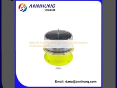 Luz de obstrucción de la aviación L810 de baja intensidad de luz solar LED roja