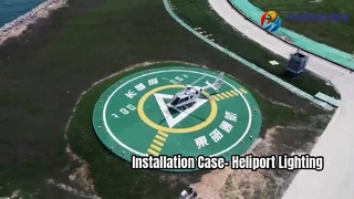 Caso de instalación de luz de helipuerto
