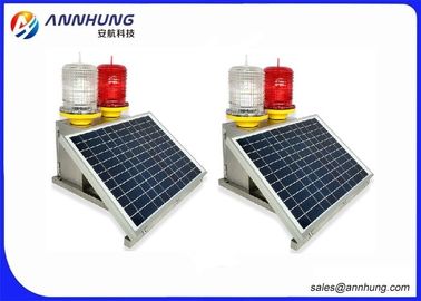 Flash Mode Solar Powered Warning Lights For Large - Scale Port Machinery