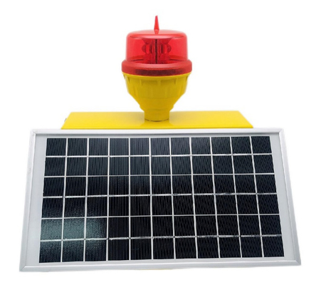 Obstrucción IP66 de la aviación del Oscuridad-A-amanecer sola de la Bajo-intensidad solar de la luz