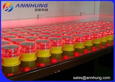 Luz de obstrucción roja de la aviación del LED con la función de supervisión del G/M para la torre