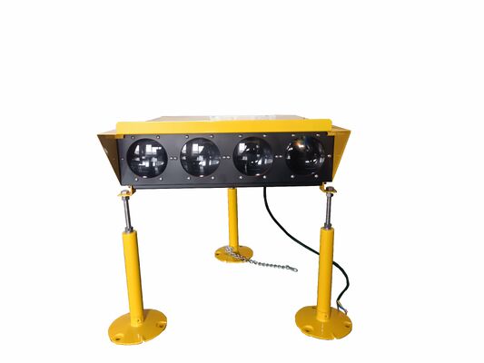 Luces de aterrizaje para helipuerto impermeables IP67 con 100000 horas de vida útil e Indicador de Trayectoria de Aproximación de Precisión (PAPI) conforme a la OACI