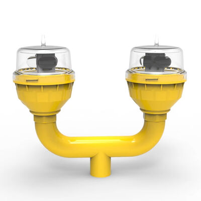 Luz de obstrucción de aviación LED impermeable IP66 compatible con la OACI con 100000 horas de vida útil