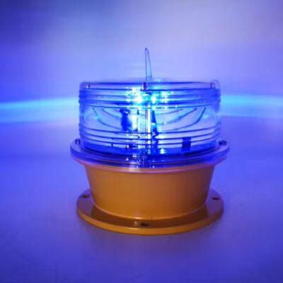 Luz solar de aeródromo con clasificación IP68 con una vida útil de 100000 horas y cuerpo de aleación de aluminio para iluminación de obstrucción de la aviación